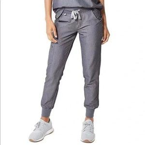 Figs Zamora Graphite Grey Jogger Scrub Pants Women's Size S